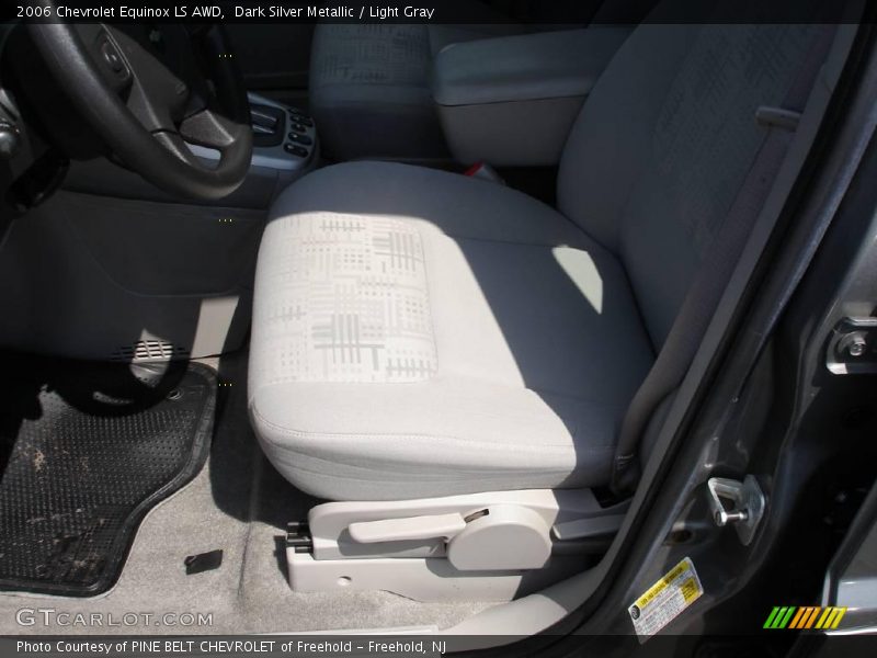 Dark Silver Metallic / Light Gray 2006 Chevrolet Equinox LS AWD