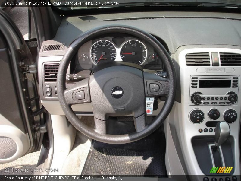 Dark Silver Metallic / Light Gray 2006 Chevrolet Equinox LS AWD