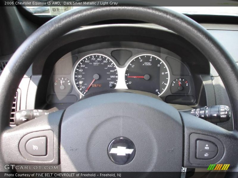 Dark Silver Metallic / Light Gray 2006 Chevrolet Equinox LS AWD