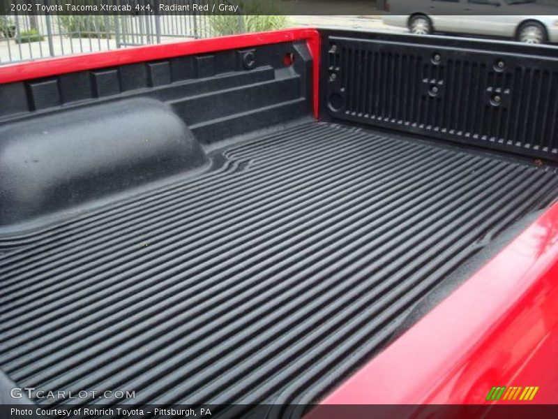 Radiant Red / Gray 2002 Toyota Tacoma Xtracab 4x4