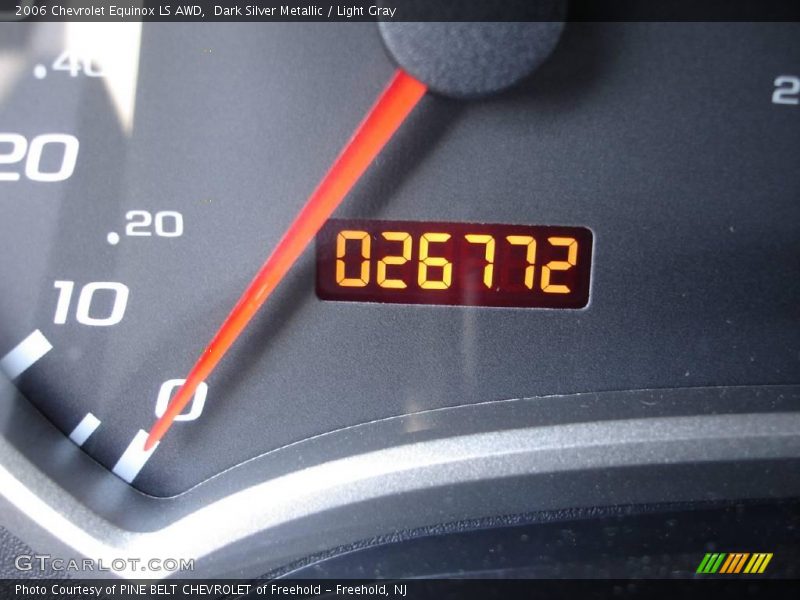 Dark Silver Metallic / Light Gray 2006 Chevrolet Equinox LS AWD