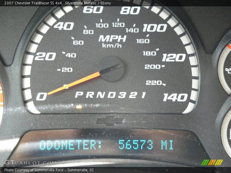 Silverstone Metallic / Ebony 2007 Chevrolet TrailBlazer SS 4x4