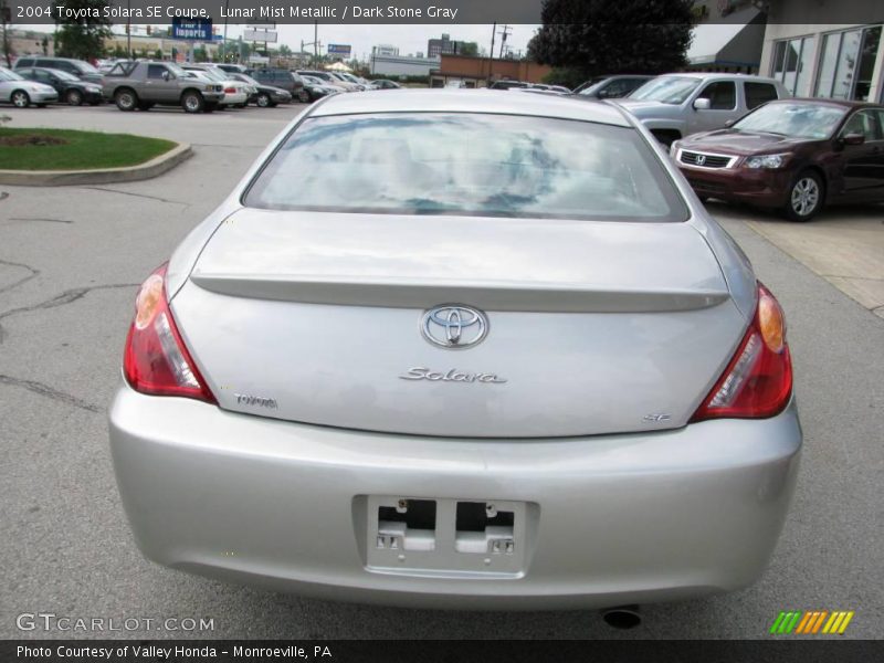 Lunar Mist Metallic / Dark Stone Gray 2004 Toyota Solara SE Coupe