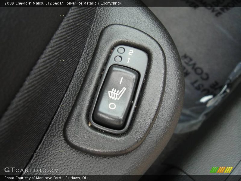 Silver Ice Metallic / Ebony/Brick 2009 Chevrolet Malibu LTZ Sedan