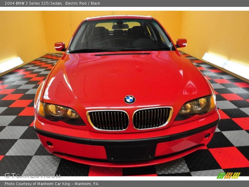 Electric Red / Black 2004 BMW 3 Series 325i Sedan