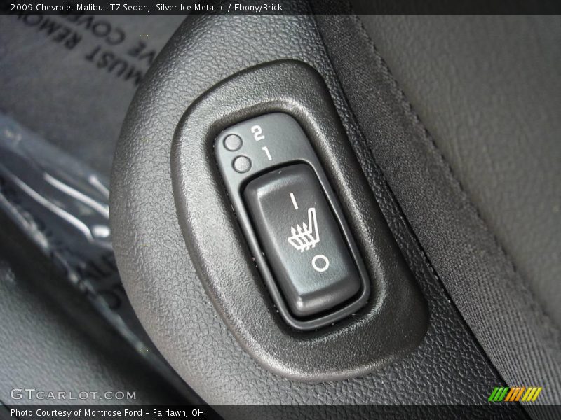 Silver Ice Metallic / Ebony/Brick 2009 Chevrolet Malibu LTZ Sedan