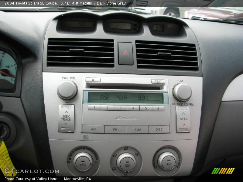 Lunar Mist Metallic / Dark Stone Gray 2004 Toyota Solara SE Coupe