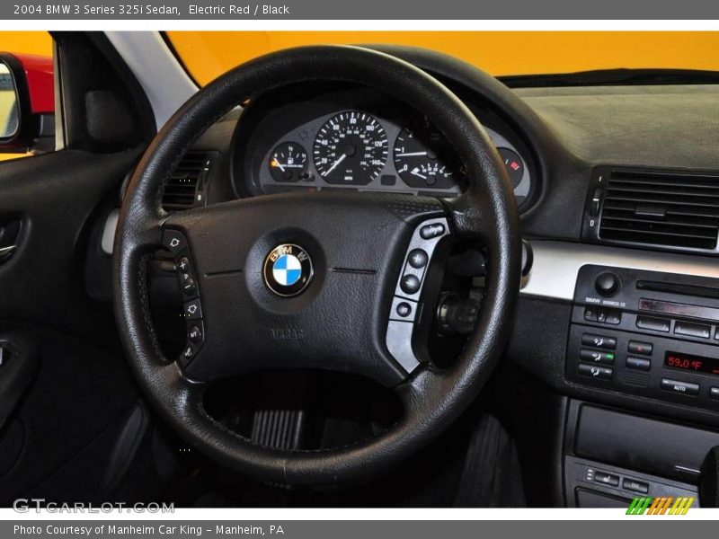 Electric Red / Black 2004 BMW 3 Series 325i Sedan