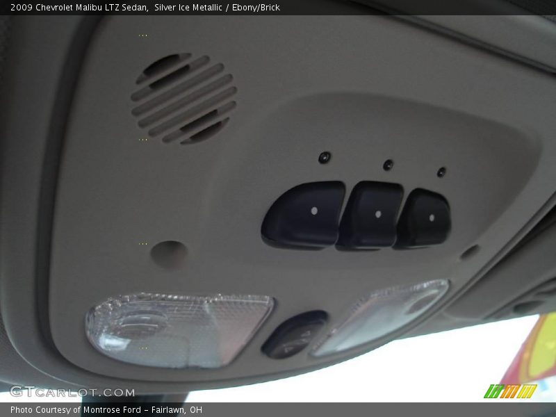 Silver Ice Metallic / Ebony/Brick 2009 Chevrolet Malibu LTZ Sedan