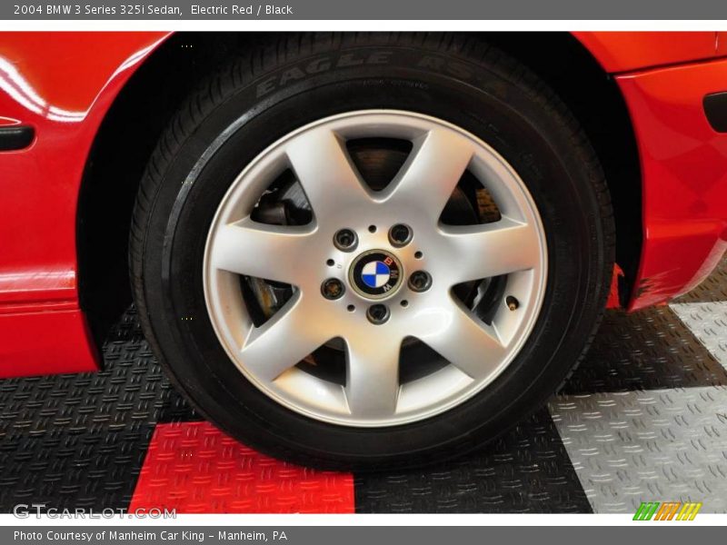 Electric Red / Black 2004 BMW 3 Series 325i Sedan