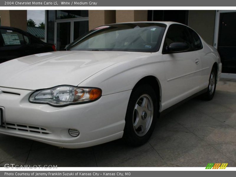 White / Medium Gray 2004 Chevrolet Monte Carlo LS