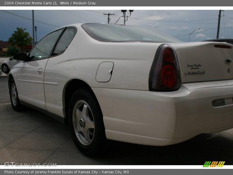 White / Medium Gray 2004 Chevrolet Monte Carlo LS