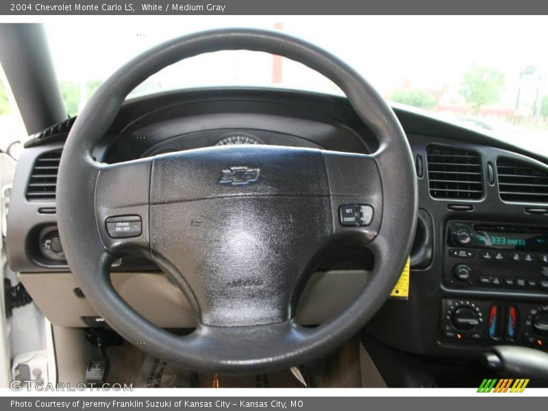 White / Medium Gray 2004 Chevrolet Monte Carlo LS