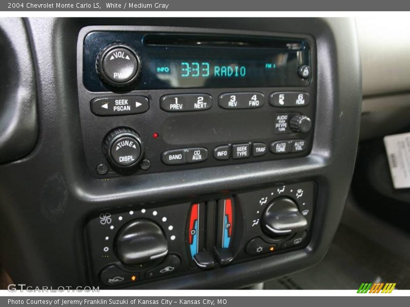 White / Medium Gray 2004 Chevrolet Monte Carlo LS