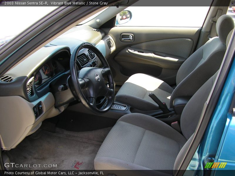 Vibrant Blue Metallic / Stone Gray 2003 Nissan Sentra SE-R