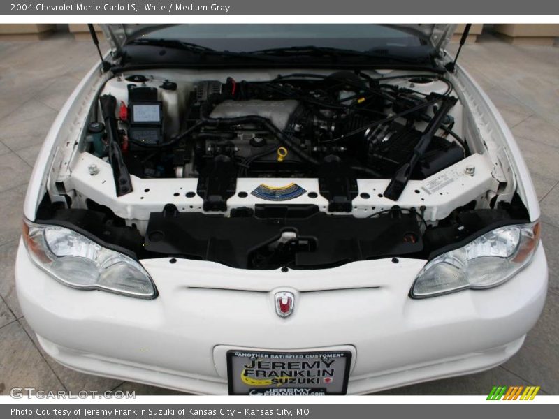 White / Medium Gray 2004 Chevrolet Monte Carlo LS