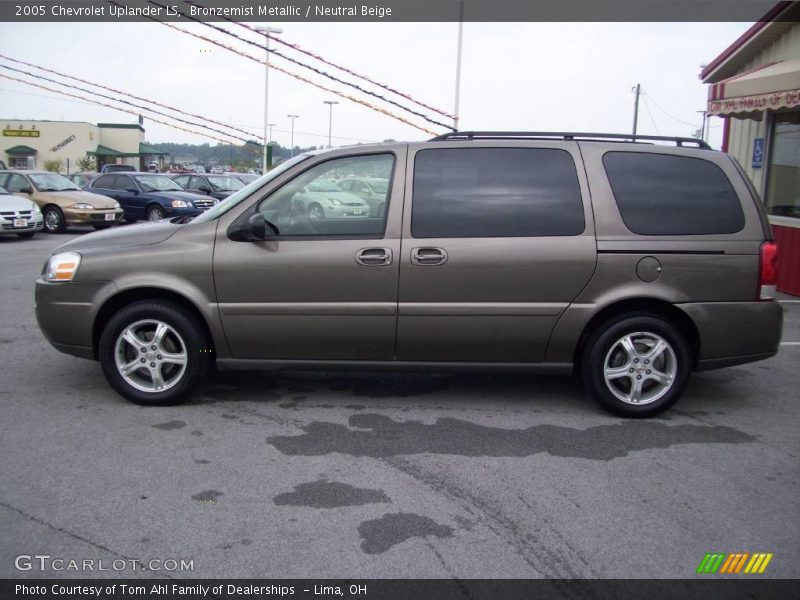 Bronzemist Metallic / Neutral Beige 2005 Chevrolet Uplander LS
