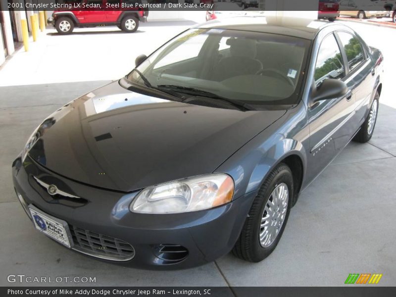 Steel Blue Pearlcoat / Dark Slate Gray 2001 Chrysler Sebring LX Sedan