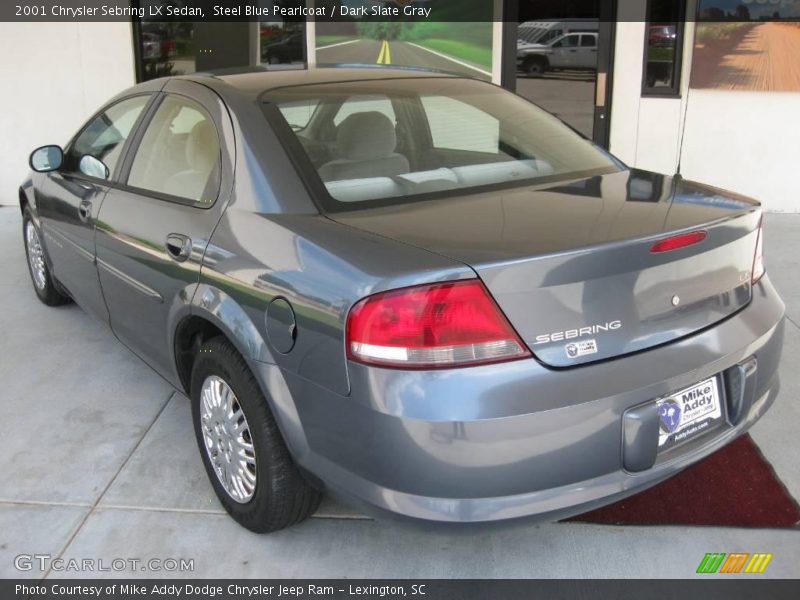 Steel Blue Pearlcoat / Dark Slate Gray 2001 Chrysler Sebring LX Sedan
