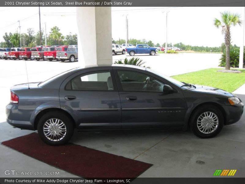Steel Blue Pearlcoat / Dark Slate Gray 2001 Chrysler Sebring LX Sedan