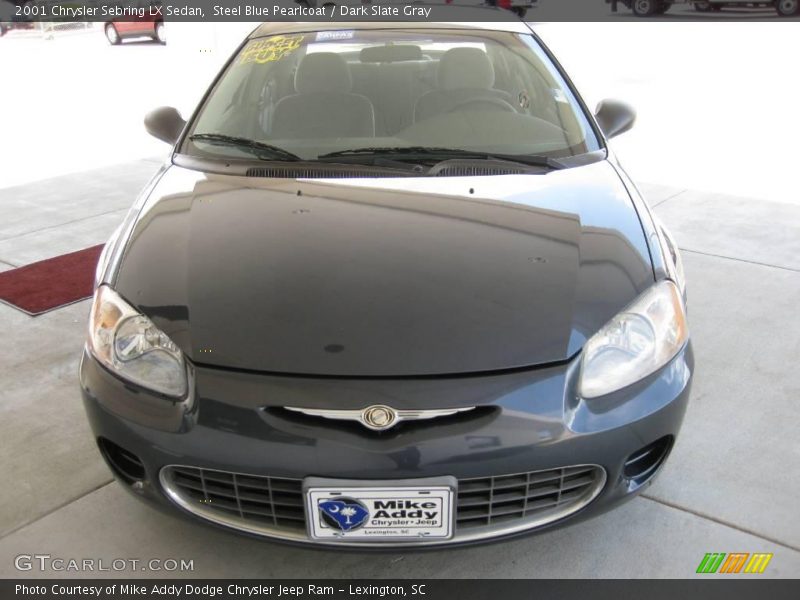 Steel Blue Pearlcoat / Dark Slate Gray 2001 Chrysler Sebring LX Sedan