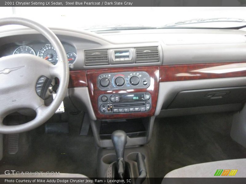 Steel Blue Pearlcoat / Dark Slate Gray 2001 Chrysler Sebring LX Sedan