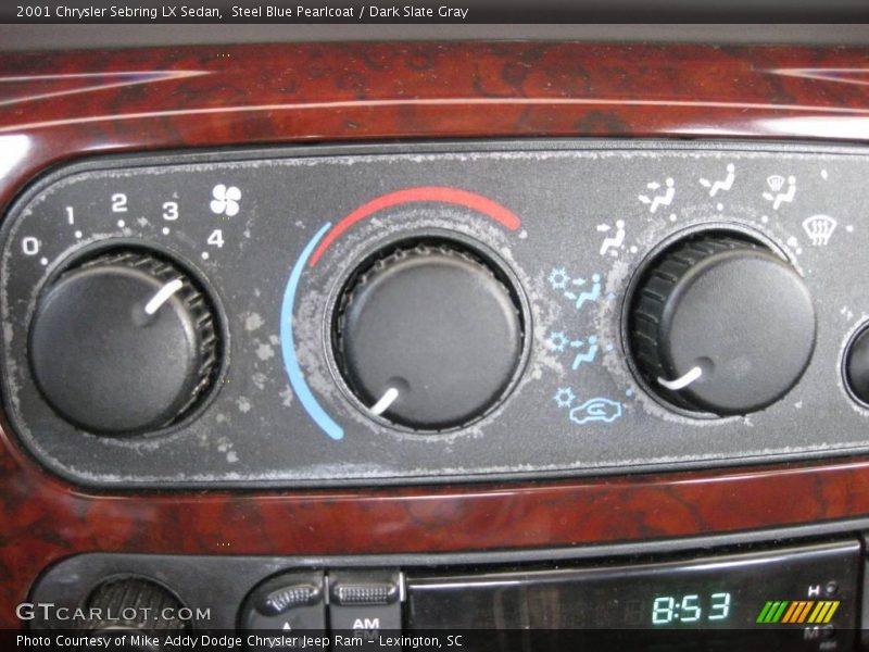 Steel Blue Pearlcoat / Dark Slate Gray 2001 Chrysler Sebring LX Sedan
