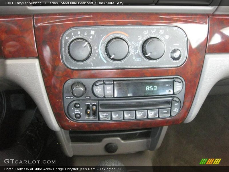 Steel Blue Pearlcoat / Dark Slate Gray 2001 Chrysler Sebring LX Sedan