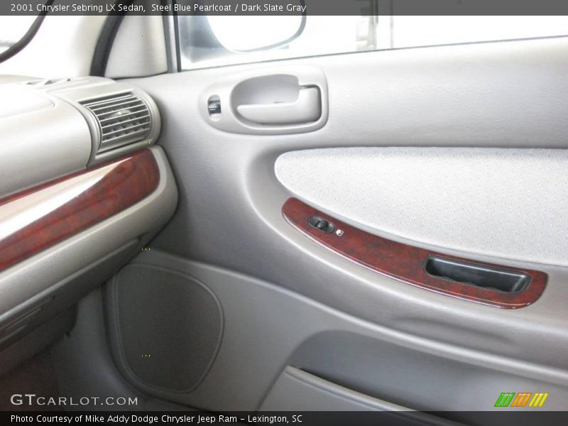 Steel Blue Pearlcoat / Dark Slate Gray 2001 Chrysler Sebring LX Sedan