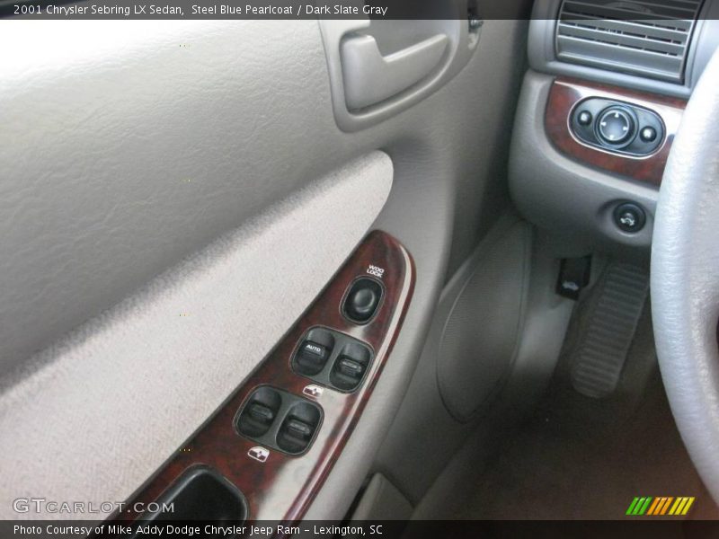 Steel Blue Pearlcoat / Dark Slate Gray 2001 Chrysler Sebring LX Sedan