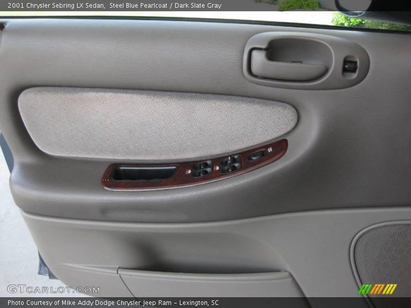 Steel Blue Pearlcoat / Dark Slate Gray 2001 Chrysler Sebring LX Sedan