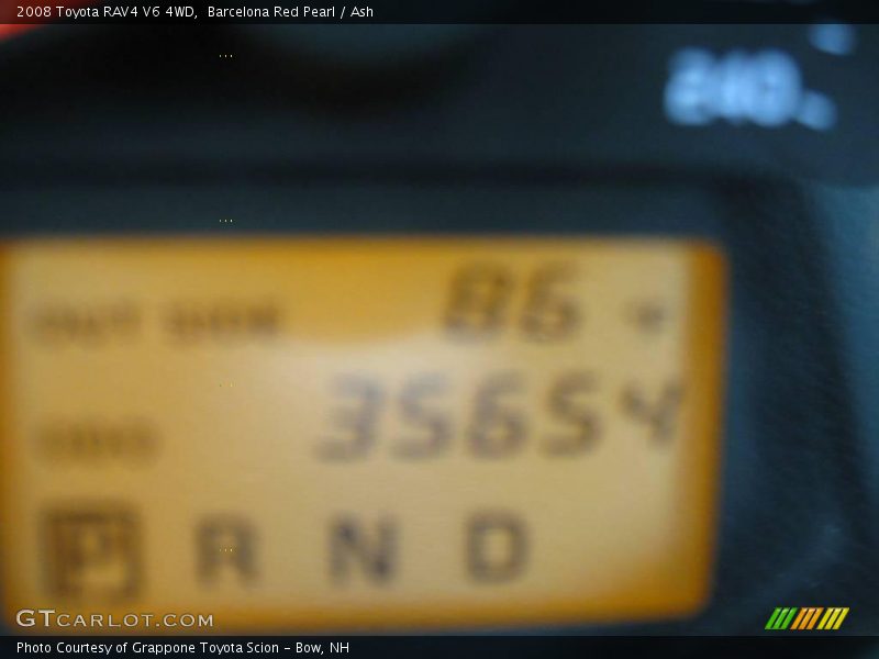 Barcelona Red Pearl / Ash 2008 Toyota RAV4 V6 4WD