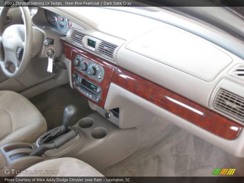 Steel Blue Pearlcoat / Dark Slate Gray 2001 Chrysler Sebring LX Sedan