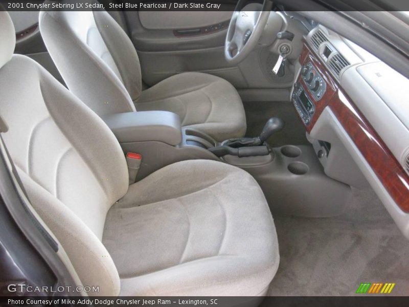 Steel Blue Pearlcoat / Dark Slate Gray 2001 Chrysler Sebring LX Sedan