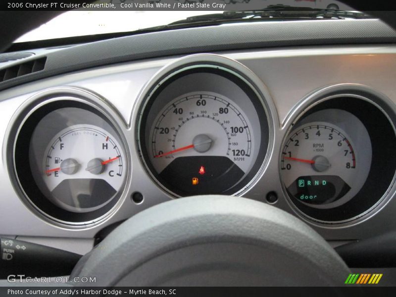 Cool Vanilla White / Pastel Slate Gray 2006 Chrysler PT Cruiser Convertible