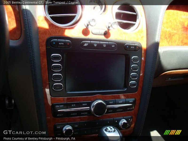 Silver Tempest / Cognac 2005 Bentley Continental GT