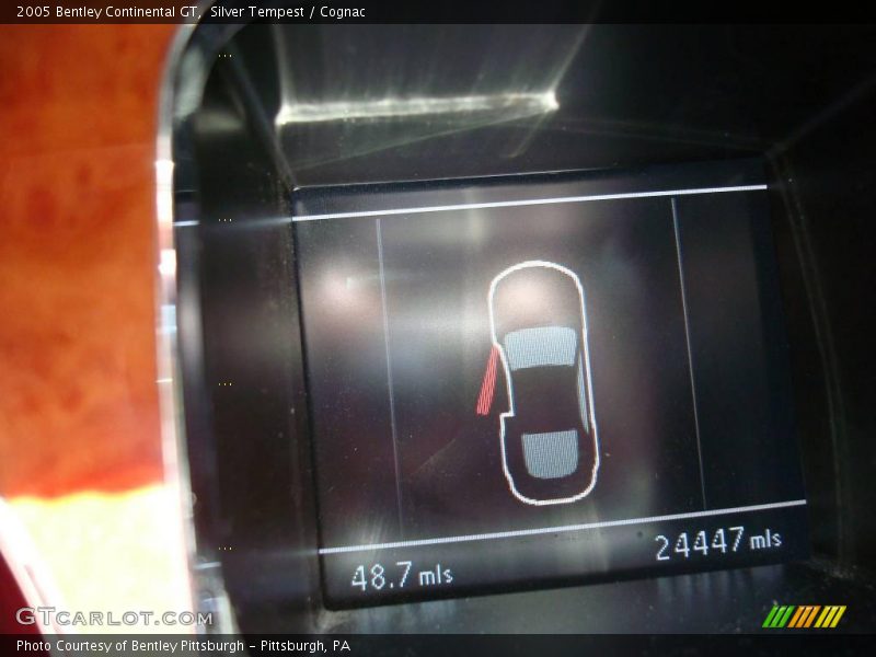 Silver Tempest / Cognac 2005 Bentley Continental GT