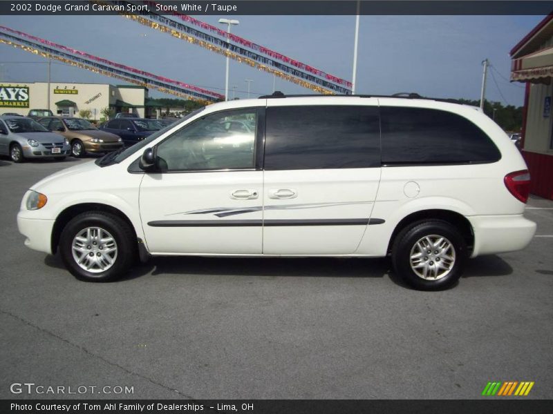 Stone White / Taupe 2002 Dodge Grand Caravan Sport