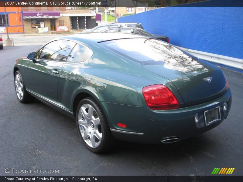 Spruce (Green) / Saffron 2007 Bentley Continental GT
