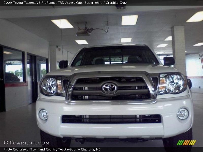 Super White / Graphite Gray 2009 Toyota Tacoma V6 PreRunner TRD Access Cab