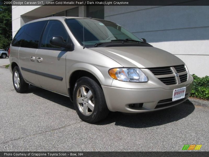 Linen Gold Metallic Pearl / Dark Khaki/Light Graystone 2006 Dodge Caravan SXT