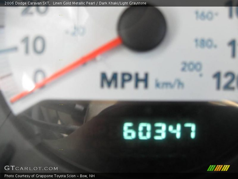 Linen Gold Metallic Pearl / Dark Khaki/Light Graystone 2006 Dodge Caravan SXT
