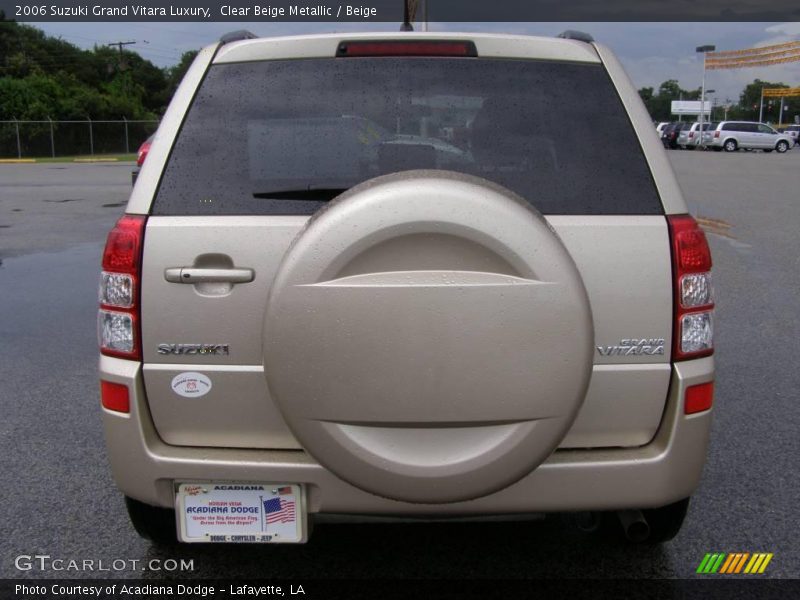 Clear Beige Metallic / Beige 2006 Suzuki Grand Vitara Luxury