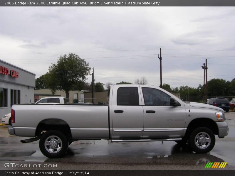 Bright Silver Metallic / Medium Slate Gray 2006 Dodge Ram 3500 Laramie Quad Cab 4x4