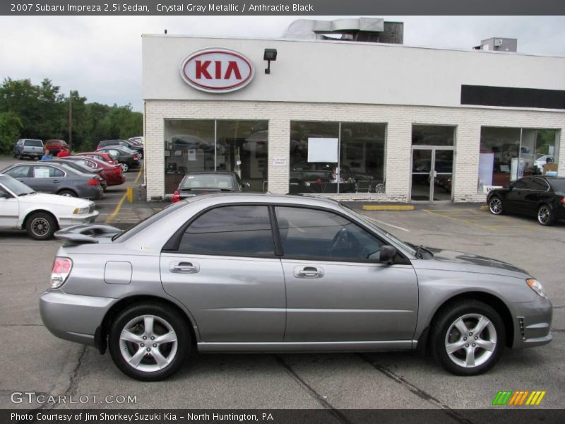 Crystal Gray Metallic / Anthracite Black 2007 Subaru Impreza 2.5i Sedan