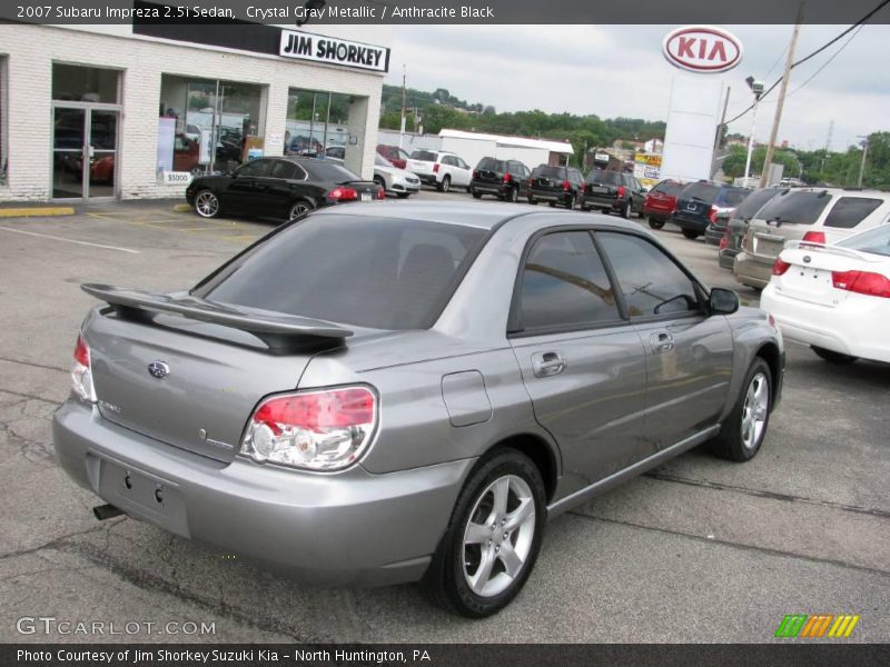 Crystal Gray Metallic / Anthracite Black 2007 Subaru Impreza 2.5i Sedan