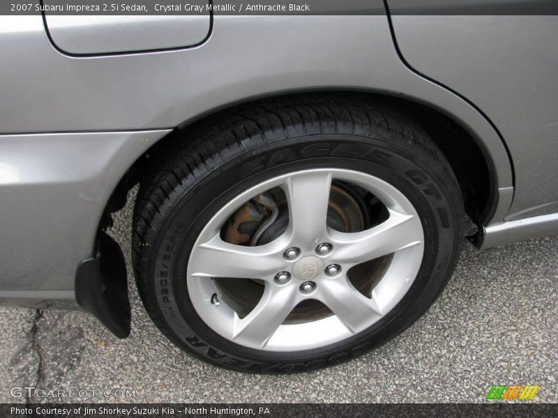 Crystal Gray Metallic / Anthracite Black 2007 Subaru Impreza 2.5i Sedan
