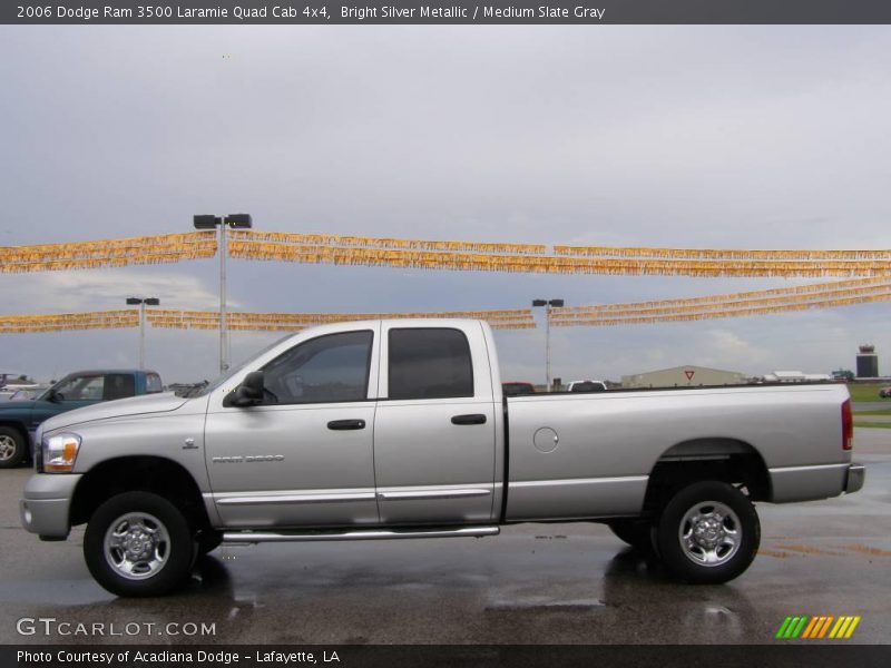 Bright Silver Metallic / Medium Slate Gray 2006 Dodge Ram 3500 Laramie Quad Cab 4x4