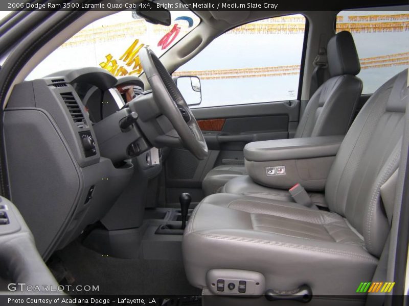 Bright Silver Metallic / Medium Slate Gray 2006 Dodge Ram 3500 Laramie Quad Cab 4x4