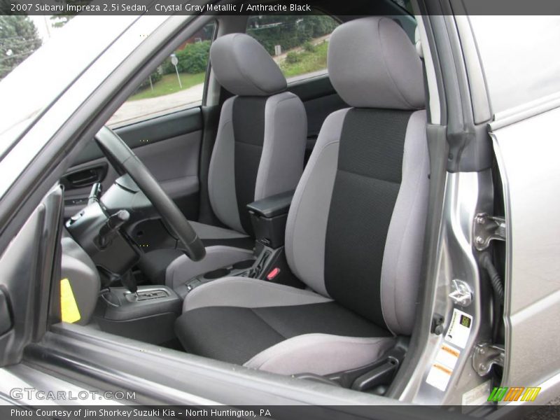 Crystal Gray Metallic / Anthracite Black 2007 Subaru Impreza 2.5i Sedan